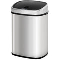 Stainless Steel Kitchen Sensor Dustbin Automatic Touchless Rubbish Garbage Waste Bin 48L Silver