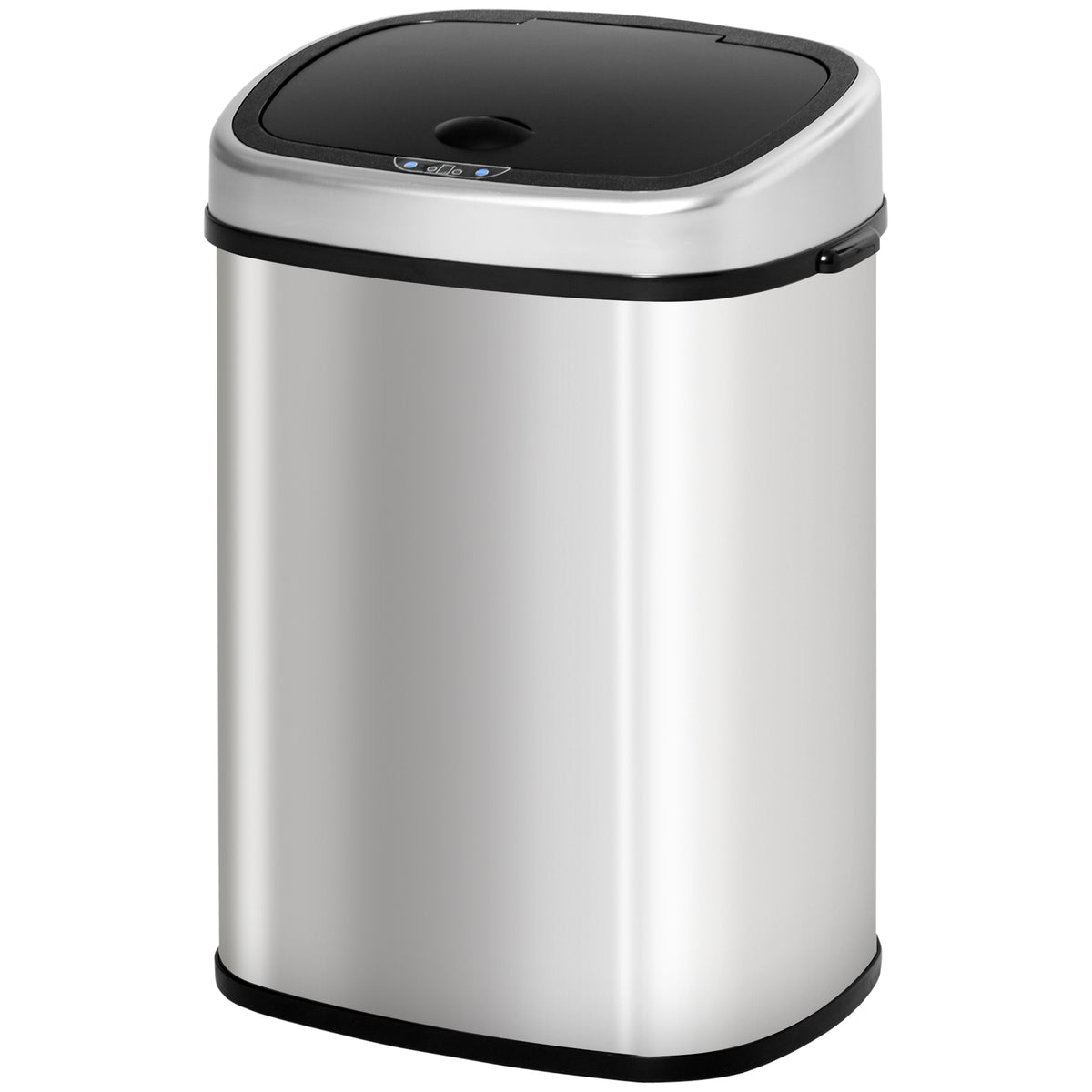 Stainless Steel Kitchen Sensor Dustbin Automatic Touchless Rubbish Garbage Waste Bin 48L Silver