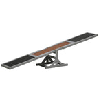 Hundewippe Aqulity-Wippe Hundesportwippe, 180 x 30 x 30 cm, Grau + Braun