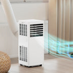 Tragbares Klimagerät 9000 BTU, 4-in-1 mit Kühlung, Entfeuchter, Ventilator, Schlafmodus