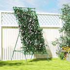 Rankgitter aus Stahl zum Stecken rostfrei Rankhilfe in A-Form f¨¹r Kletterpflanzen 101x133x227 cm Gr¨¹n