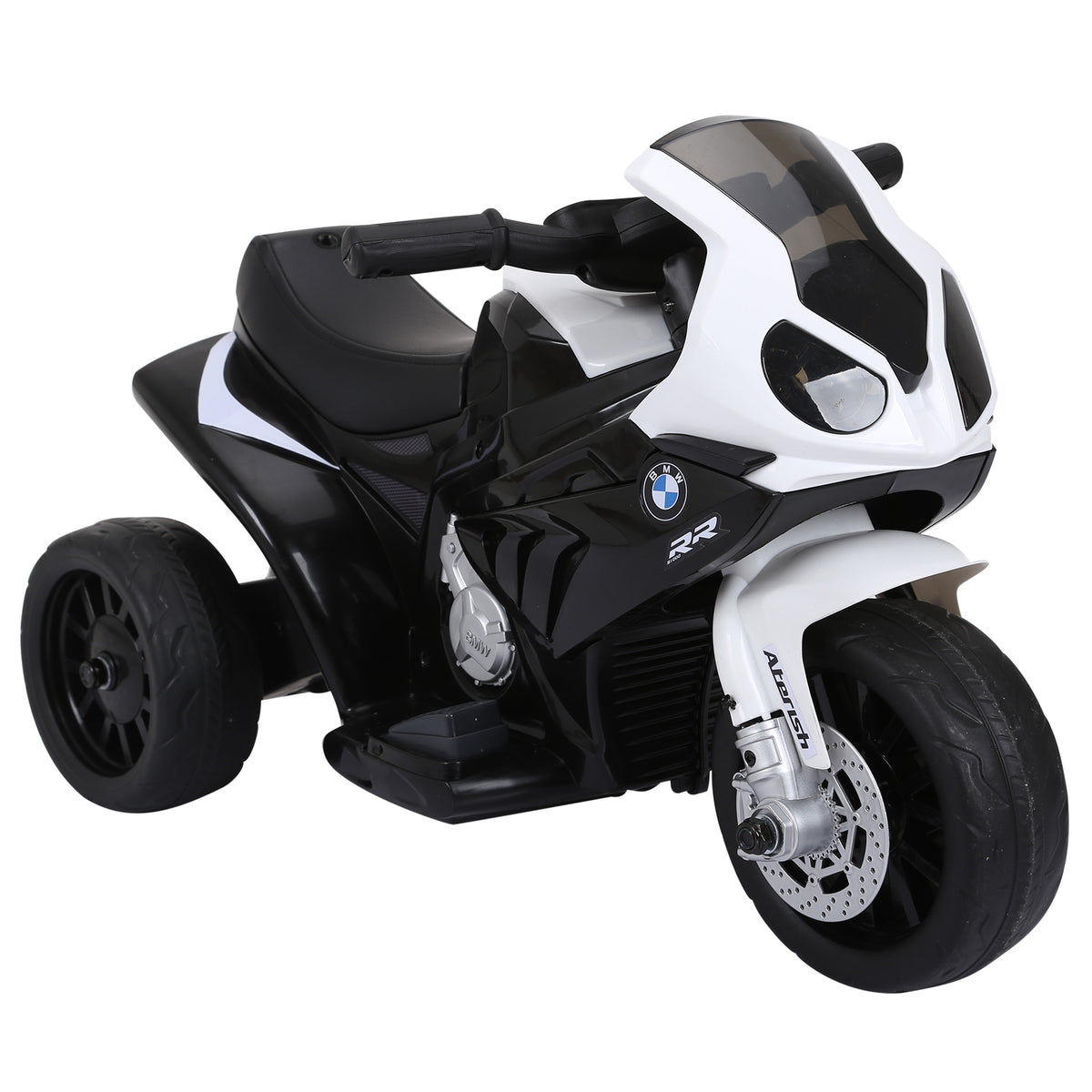 Elektro Motorrad Kinder BMW S1000RR 6V Elektromotorrad mit Scheinwerfer, Kindermotorrad mit Musik 2,5 km/h Motorrad für Kinder 18-36 Monaten Schwarz