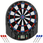 Elektronisches Dartboard für 1-8 Spieler, LCD-Display, 6 Dartsets, Bunt