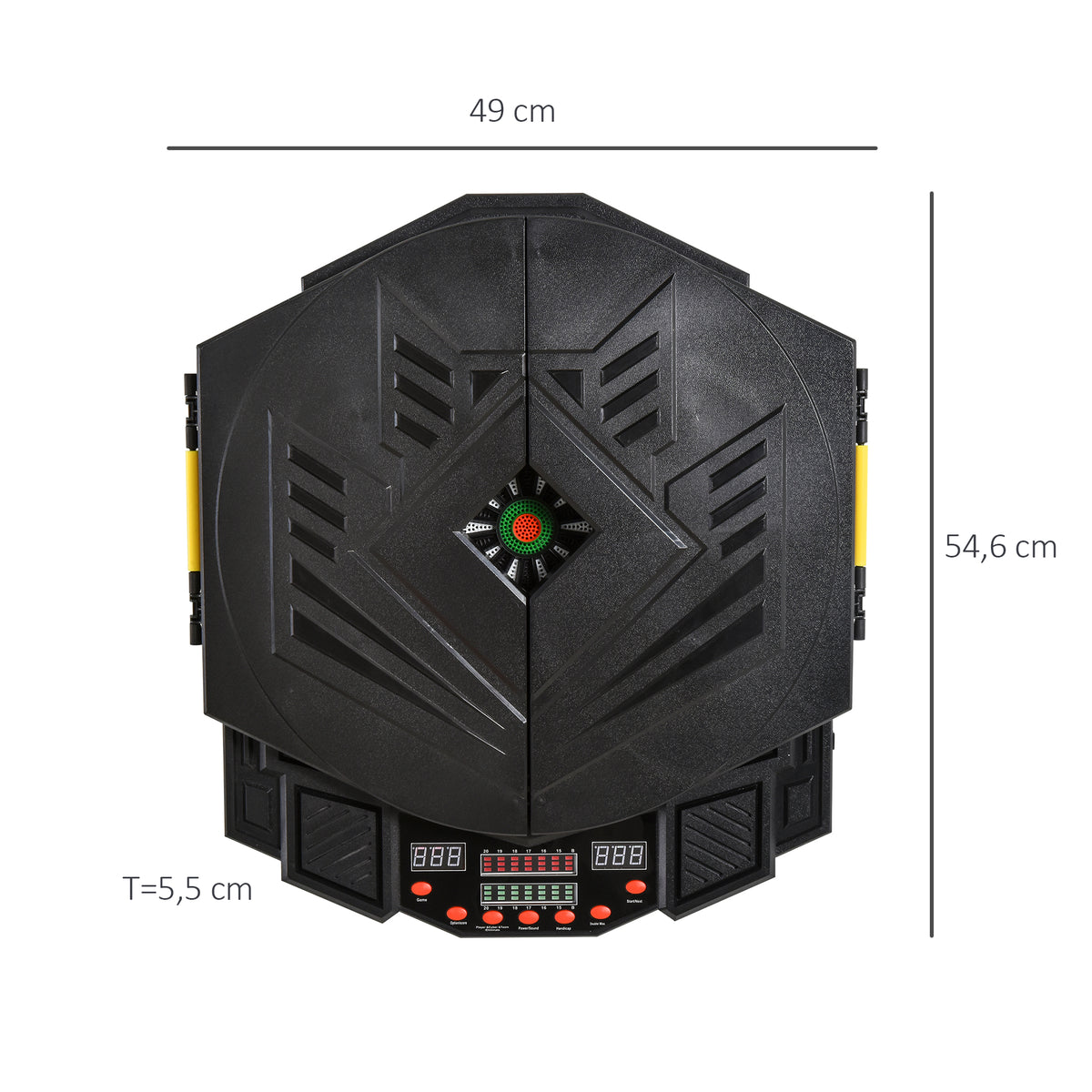 Dart Board Set, Electronic Dartboard with LED Digital Score Display, Soft Tip Darts, 27 Games, Speaker Sound