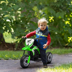 Elektro Kindermotorrad Honda, 3 km/h, Soundeffekte, f¨¹r 18-36 Monate, Gr¨¹n
