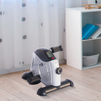 Portable Mini Exercise Bike Fitness Training Adjustable Knob for Leg & Arm W/LCD Display