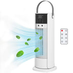 Turmventilator für das Schlafzimmer, 40 cm Tischventilator mit Nebelfunktion, 3 Geschwindigkeiten, 90° Oszillation Timer