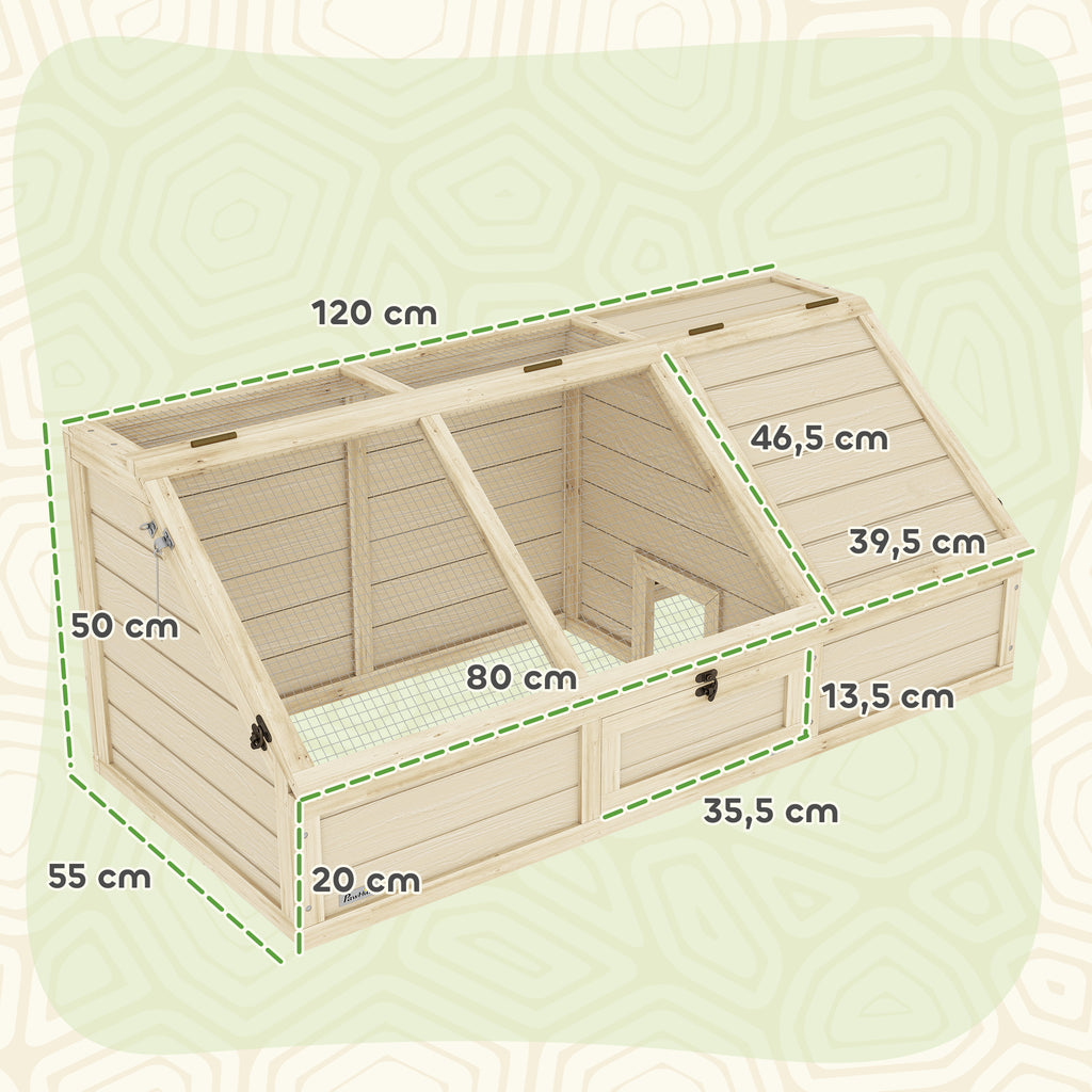 Schildkr?tenbox, Outdoor Schildkr?tengehege, bodenloses Design, leicht zu ?ffnen, Schildkr?tenhaus, Natur