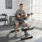 Trainingsbank, Hantelbank, Fitnessbank, Stahlrahmen, Schwarz
