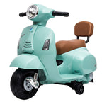 Elektro Motorrad Kinder Mini Vespa GTS 6V Elektromotorrad Grün