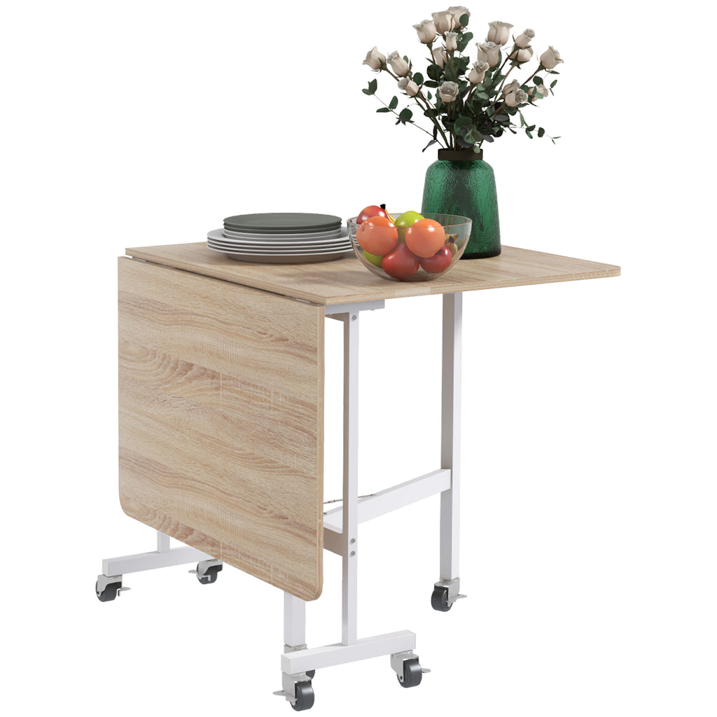 4-6 Person Drop Leaf Dining Table - Oak