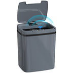 15L Sensor Bin, Automatic Touchless Kitchen Bin, Easy Clean, Battery Operated for Home Office, Bedroom, Bathroom, Grey