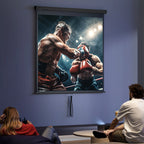 Beamer Leinwand 152 x 152 cm 85 Zoll 1:1 HD 4K Projektionsleinwand für Heimkino Büro-Präsentationen