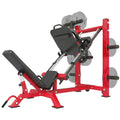 Leg Press Machine with Wheels and Calf Block, Adjustable Squat Machine for Home Gym, 455KG Capacity