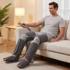 Beinmassagegerät mit Wärme und Luftkompression, 2 Wärmestufen