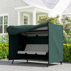 205 x 124cm Three-Seater Swing Chair Protective Cover Deep Green