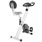 Heimtrainer Fahrradtrainer mit 8 stufig einstellbarem Magnetwiderstand höhenverstellbar Stahl Schwarz+Grau