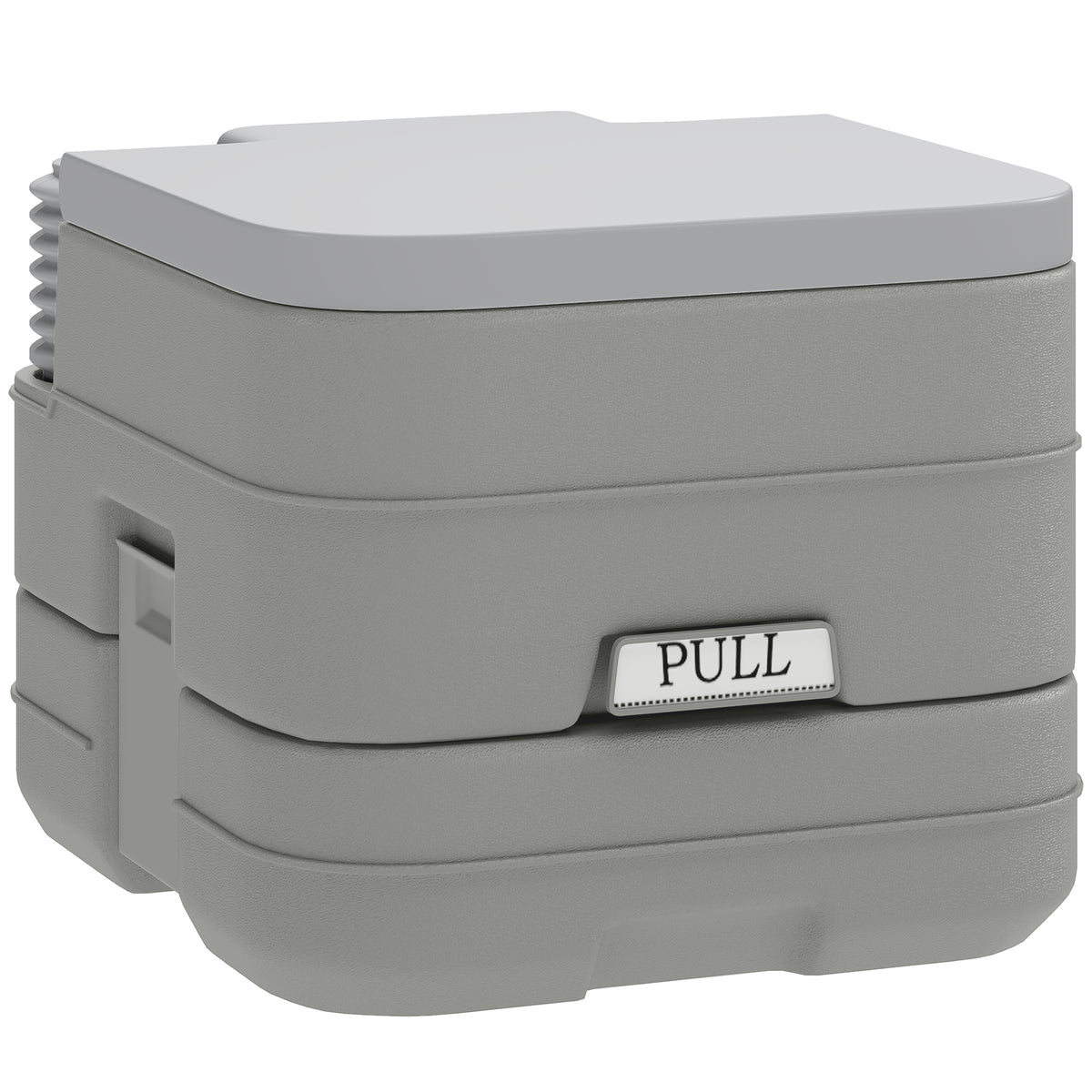 10L Plastic Portable Toilet - Grey