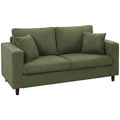 2-Sitzer-Sofa, 170 cm Couch mit Kord-Optik, Breite, Tiefe Sitzfläche