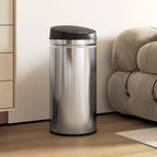 42 Liter Sensor-M¨¹lleimer mit Soft-Close-Funktion, ber¨¹hrungsfreier Abfalleimer aus Edelstahl f¨¹r hygienische K¨¹chen