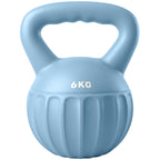 Kettlebell for Strength Training Kettle Bell with Non-Slip Handle 6 kg Blue