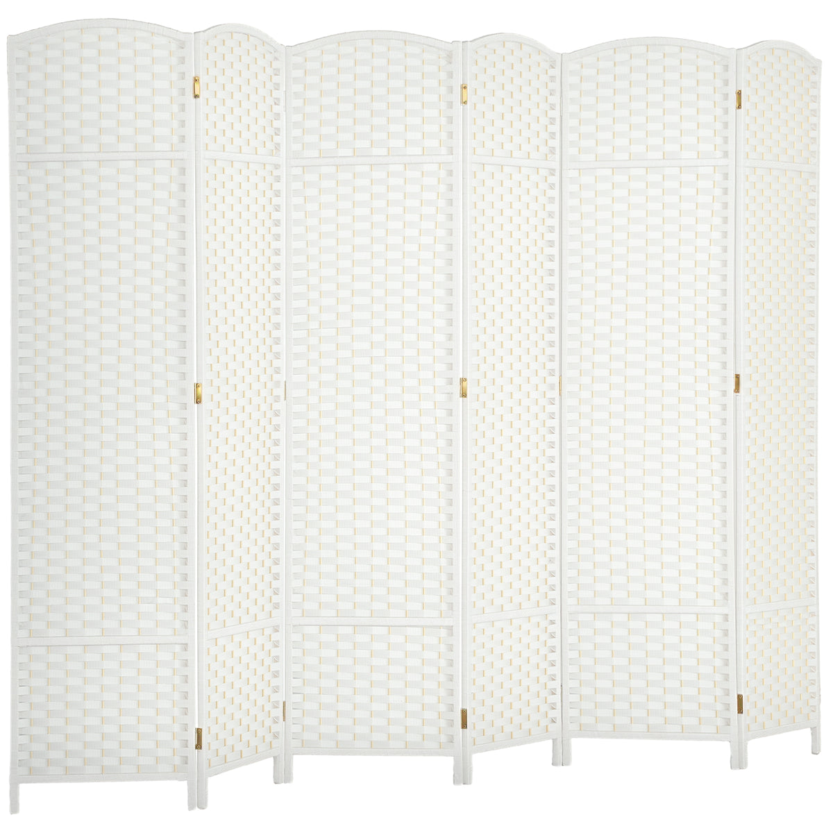 6-teiliger Raumtrenner, Faltbarer Sichtschutz, Sichtschutzwand f¨¹r Wohnzimmer, Schlafzimmer, Homeoffice, Wei?