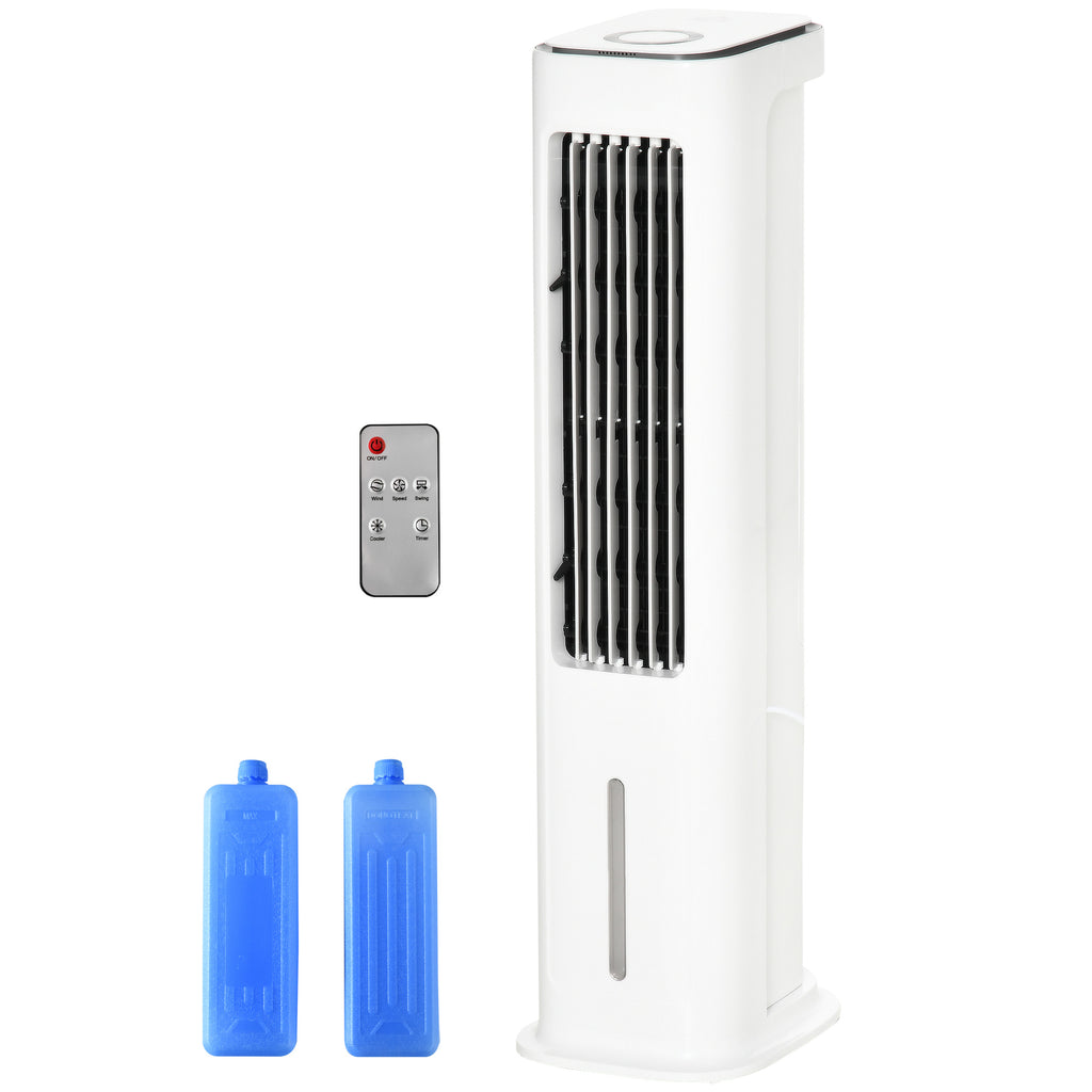 2 in 1 Luftkühler mit Wasserkühlung 5L Wassertank, 12h Timer, für 20 ㎡