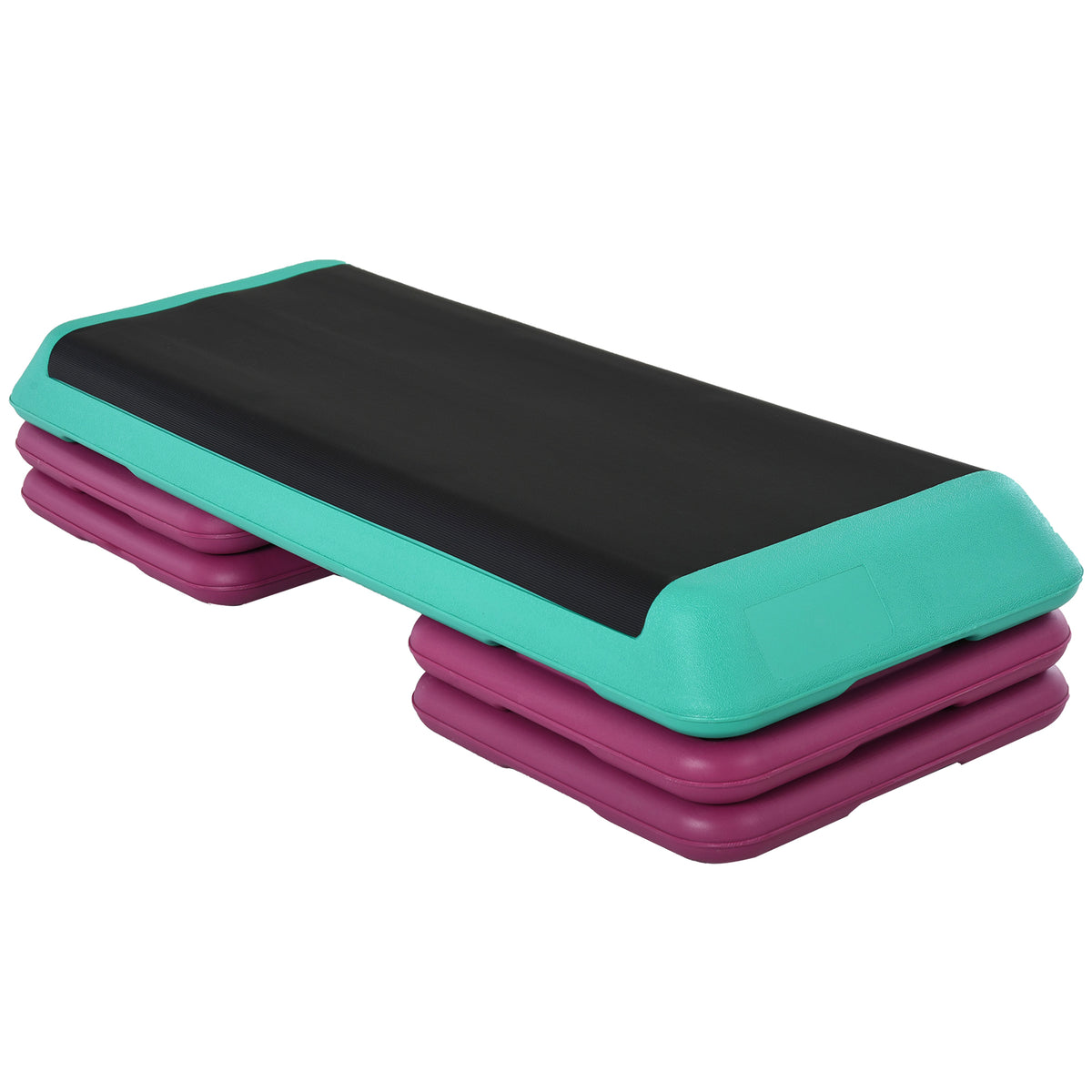 3-Level Aerobic Step 10/15/20cm Steppers for Exercise Workout w/ Non-Slip Top Compact Stepper Home Office Indoor Outdoor Fitness Equipment