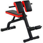 Roman Chair Hyperextension Bank & Hantelbank Klappbar Trainingsbank, Multifunktion Fitnessbank bis 300 kg