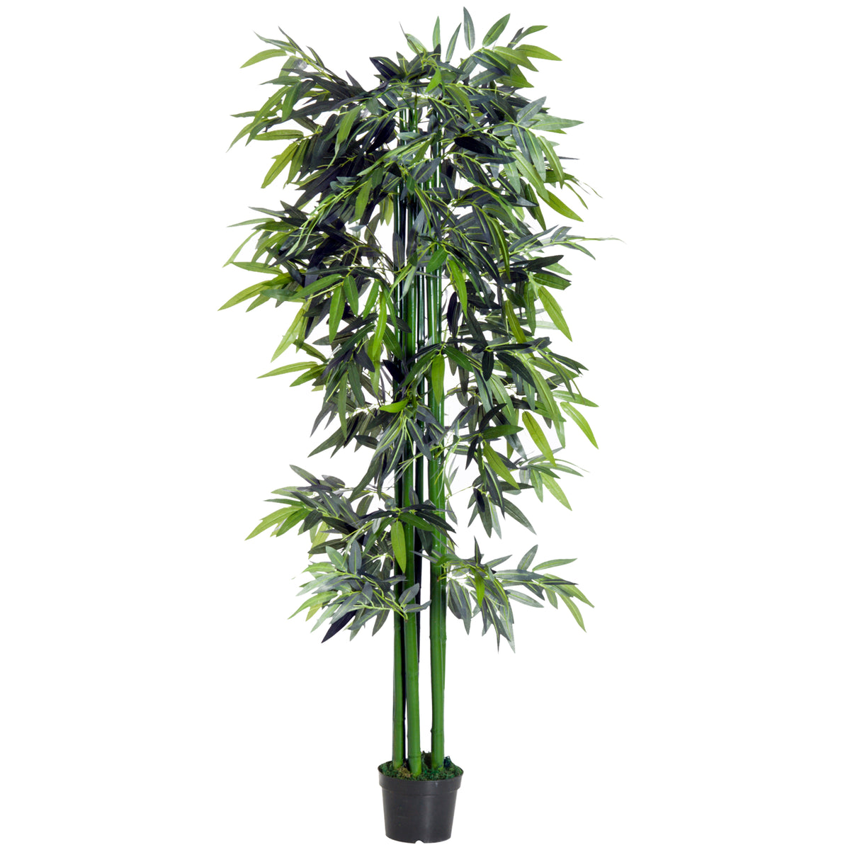 6ft Artificial Bamboo Tree Plant Greenery in A Pot for Home Office Planter 1.8M