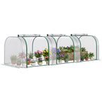 295 x 100 cm Low Tunnel Greenhouse - Clear