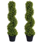 2er-Set Dekorative Pflanze, Kunstpflanzen in T?pfen, K¨¹nstliche Pflanzen f¨¹r Zuhause, Indoor, Outdoor, 90 cm, Gr¨¹n