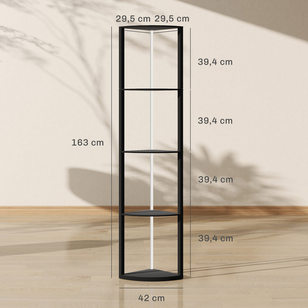LED Stehlampe 5-stufige dimmbar Stehleuchte mit Regal, RGB Farbwechsel, Fernbedienung