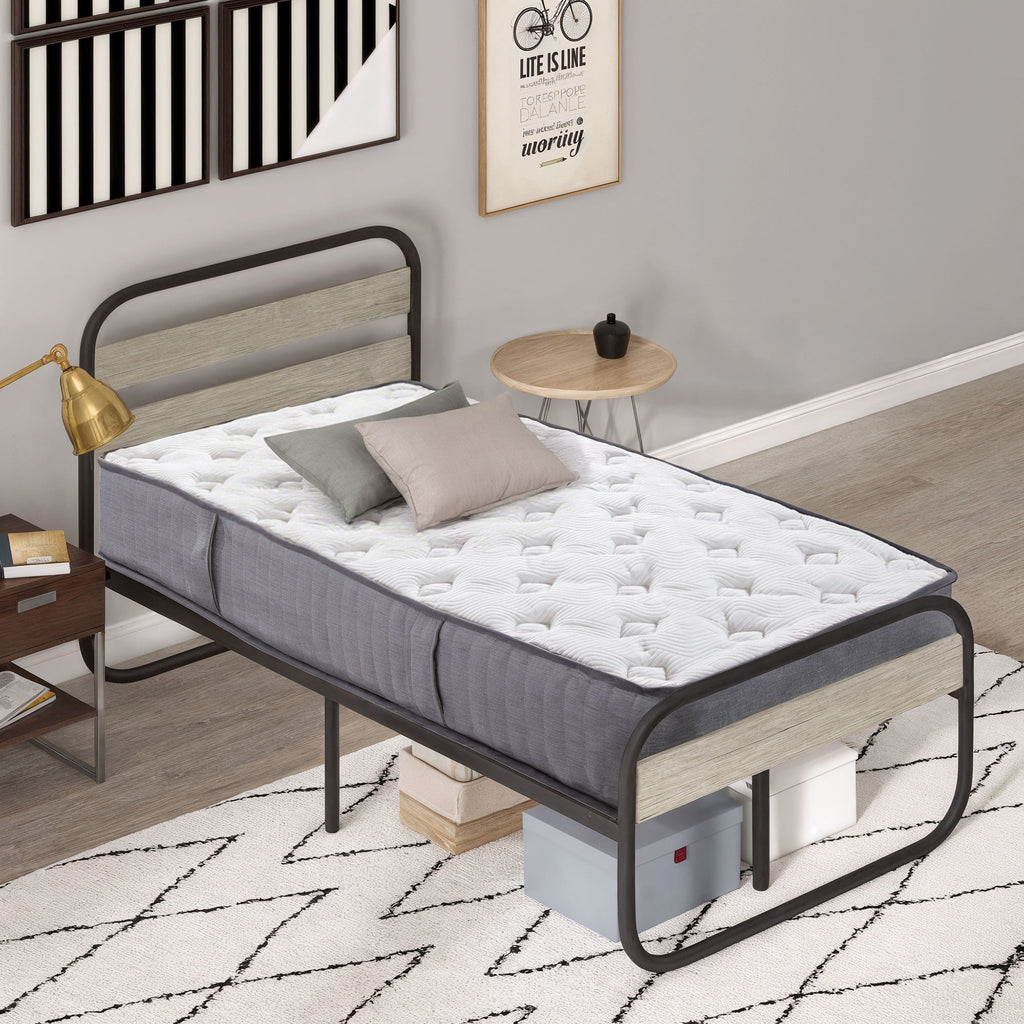Matratze 90x200 cm 25,8 cm Höhe 7-Zonen ergonomisch mit abnehmbarer waschbar Bezug