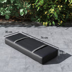 2er Set Sands?cke f¨¹r Sonnenschirm auff¨¹llbare bis 25 kg Sandsack f¨¹r Schirmst?nder 600D Oxford Schwarz