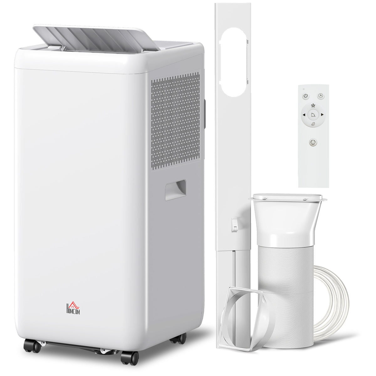 Mobiles Klimagerät mit Abluftschlauch 12000 BTU 3,5 kW, 5-in-1, 24h-Timer, Fernbedienung bis 35㎡