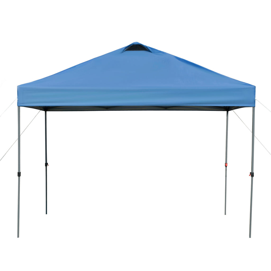 Garten-Pavillon, Faltpavillon, Festzelt, Gartenzelt inkl. Heringe Abspannseile, Oxfordstoff, 2,99 x 2,99 x 2,64 m, Blau