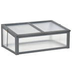 Mini-Gewächshaus, Kleines Gewächshaus für den Garten, mit PC-Platten, Gute Lichtdurchlässigkeit, 100L x 65B x 40H cm