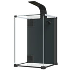 Aquarium Komplettset 36L Nano Aquarium mit LED-Beleuchtung Filtersystem Pumpe Zirkulation 30 x 30 x 45,5 cm Schwarz