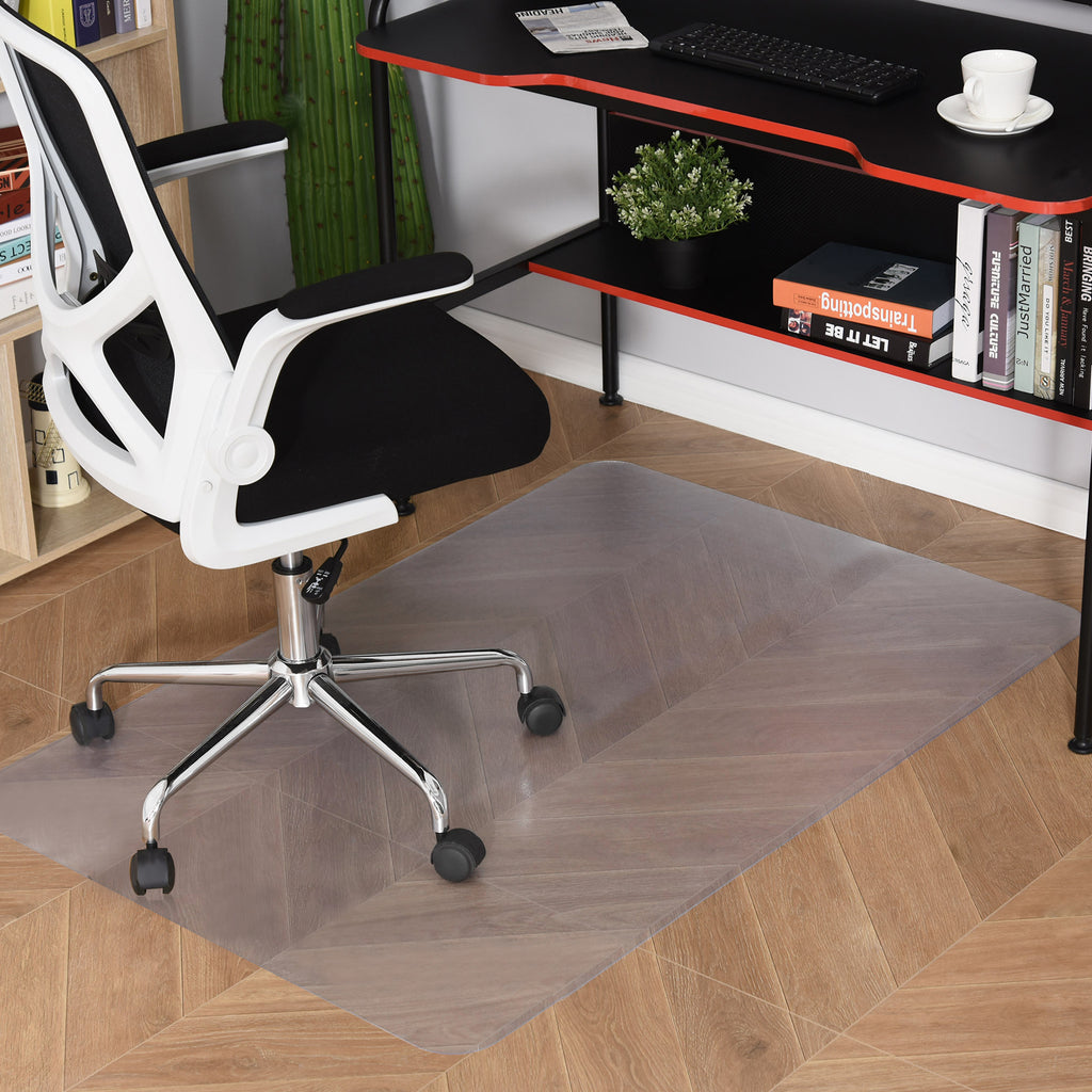 Chair Mat for Hard Floors, 90 x 120 cm Non-Slip Transparent Floor Mats for Wood/Tile Protection, Office & Home