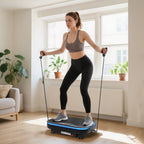 Vibrationsplatte f¨¹r Fitness¨¹bungen, Bluetooth-Funktion, Fernbedienung, 99 Geschwindigkeitsstufen, Kunststoff, Stahl, Schwarz