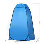 Pop Up Shower Tent Camping Toilet  Privacy for Outdoor Changing Dressing Fishing Bathing Storage Room Tents, Portable with Carrying Bag