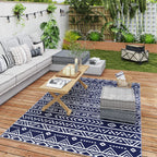 Outdoor Teppich robuster Wetterfest Outdoorteppich, Carpet mit Boho-Style, Outdoor-Teppich f¨¹r Wohnzimmer Balkon