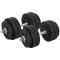 Kurzhantel Set 30KG Hantelset mit Hantelscheiben f¨¹r Zuhause B¨¹ro Fitnessstudio Stahl Kunstleder Schwarz Krafttraining