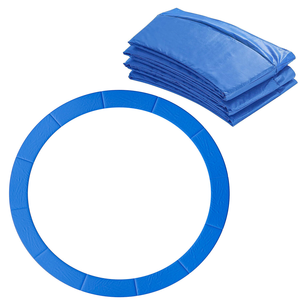 Trampolin Randabdeckung Ø366cm cm breit, Reißfest UV-resistent Federabdeckung, Wasserabweisend, Trampolinzubehör Randschutz Sicherheitsnetz Ersatzteile für Gartentrampoline, Blau