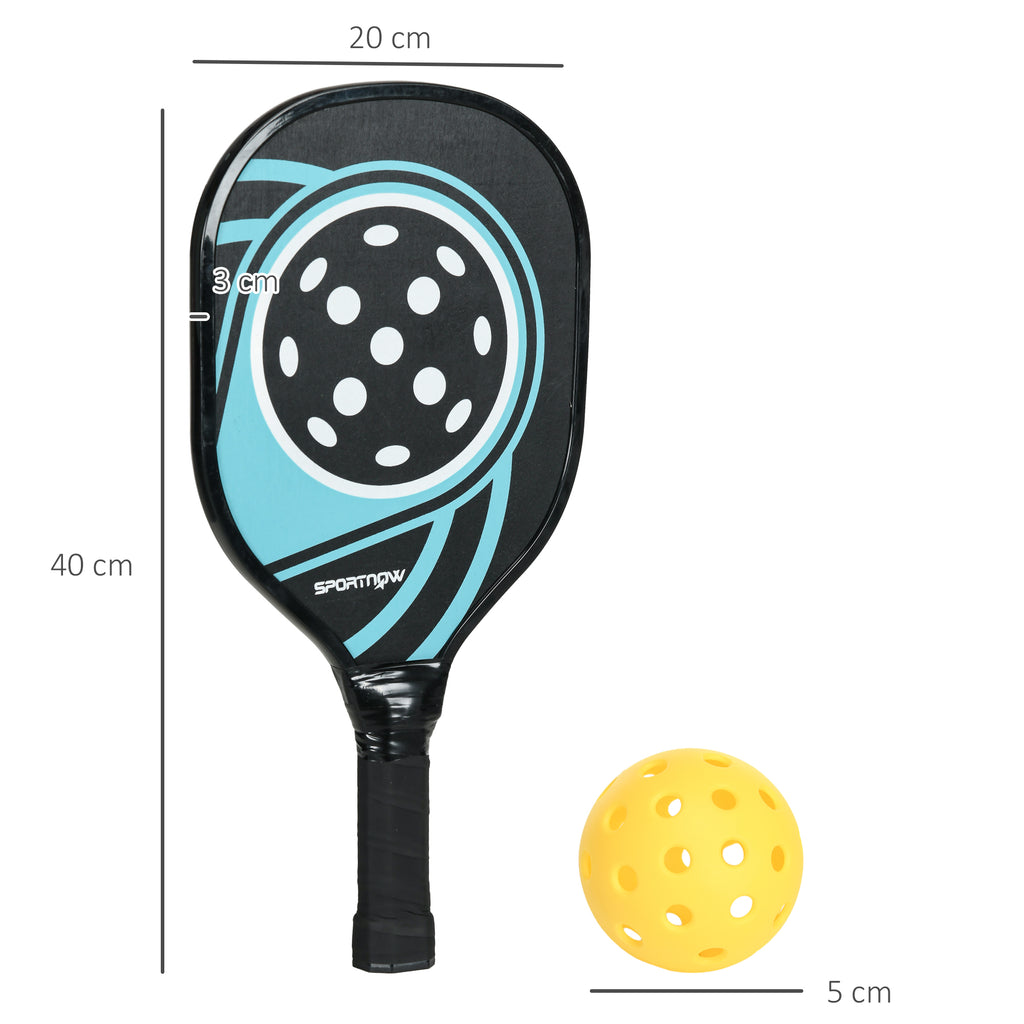 Pickleball Paddles Set mit 4 Schläger für Anfänger Freizeitspieler