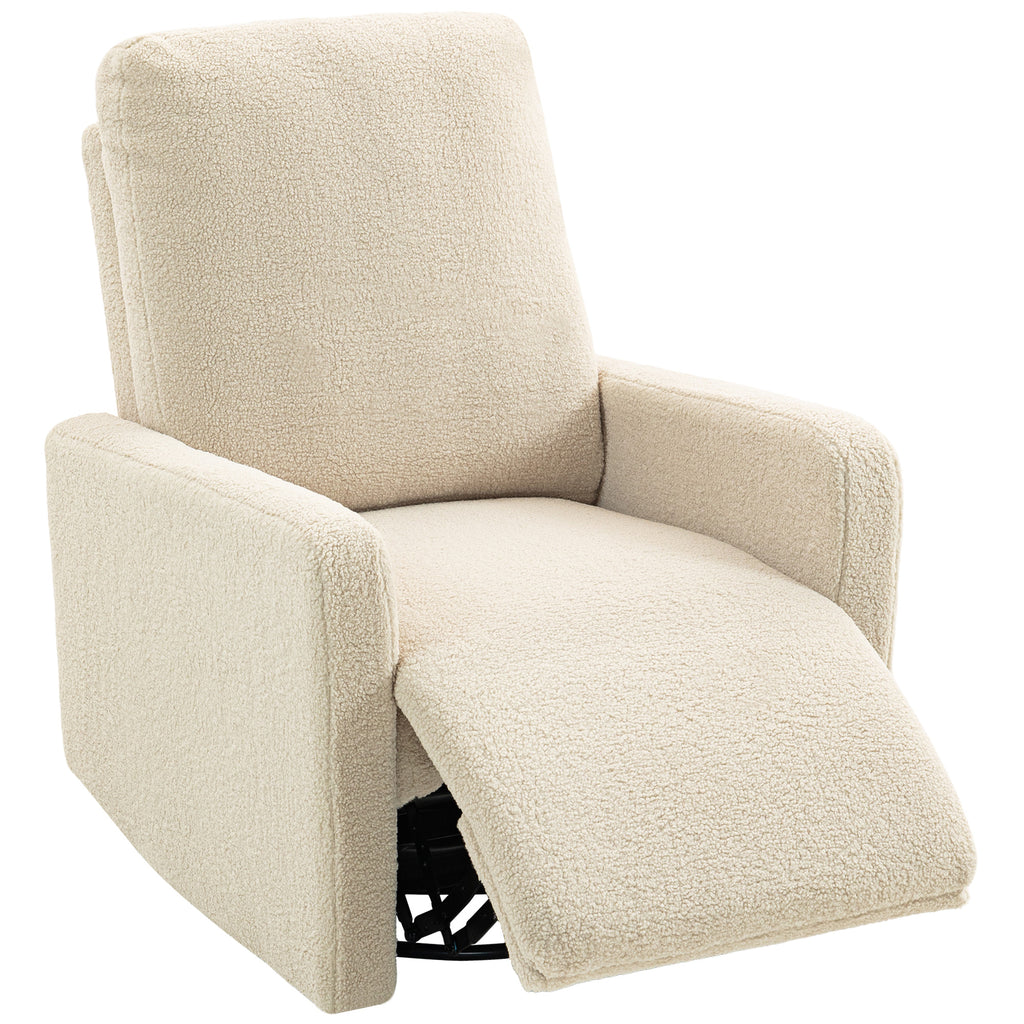 Relaxsessel, Fernsehsessel mit Liegefunktion, Wippfunktion Beige