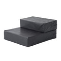 Hundetreppe klappbar Katzentreppe Einstiegshilfe 2 Stufen 20 cm Schwarz für Bett Sofa Auto kleine Hunde