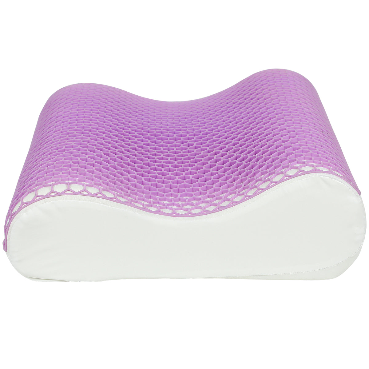 Memory Schaum Kissen Kopfkissen, Nackenstützkissen mit abnehmbarem Bezug, 2 Höhe  Ergonomische, 2S schnell reagierend