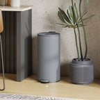 M¨¹lleimer 30 L Treteimer mit Softclose-Deckel und Pedal, Inneneimer Metall, Schwarz, 36 x 30 x 60,5 cm